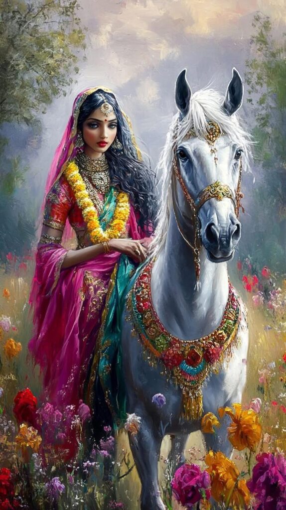 
Sweta and Raju's story began when Sweta was 20 years old. Raju, her neighbor and two years her junior, had been secretly drawing pictures of her. His artwork depicted Sweta in various settings, including sitting on a horse and walking alongside one.