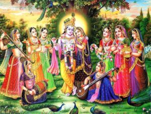 Radha Krishna divine love Kurukshetra