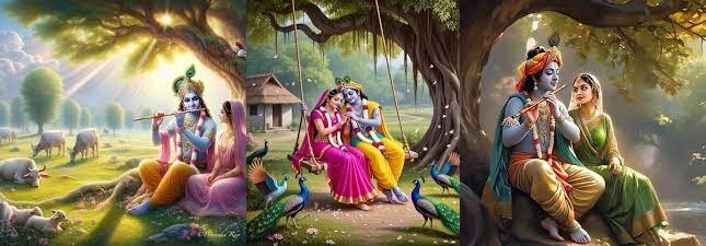 Divine Love of Radha and Krishna