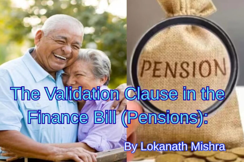 The Validation Clause in the Finance Bill