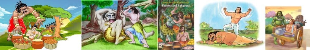 Bhima Bakasura story Mahabharata