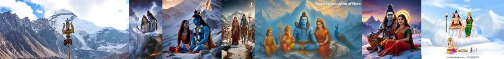 Shiva and Parvati departed for Kailas