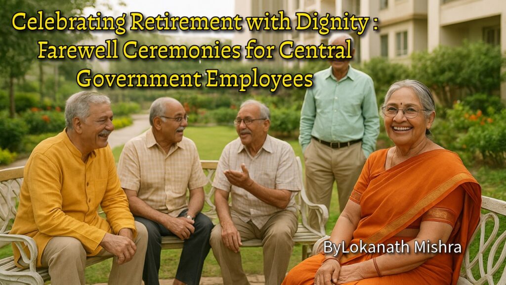 Celebrating Retirement with Dignity : Farewell Ceremonies for Central Government Employees