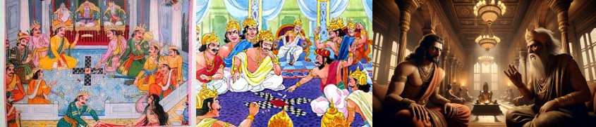 Yudhishthira gambling