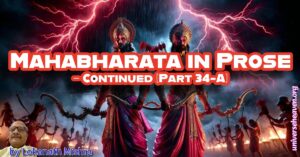 Mahabharata in Prose – Continued (Part 34-A)