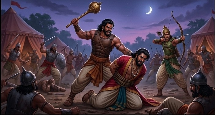 Bhima Arjuna battle