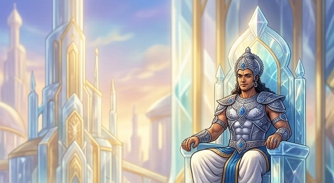 Arjuna in Amaravati Mahabharata
