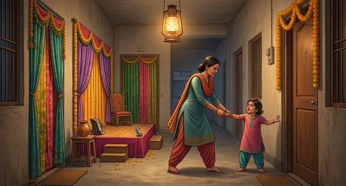 The Lanterns Across the Corridor social barrier story