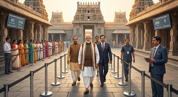 protocol darshan in Indian