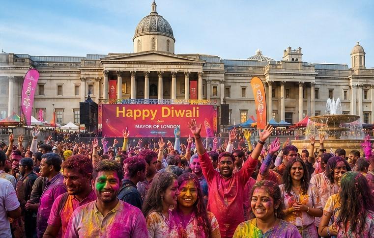 Holi in UK