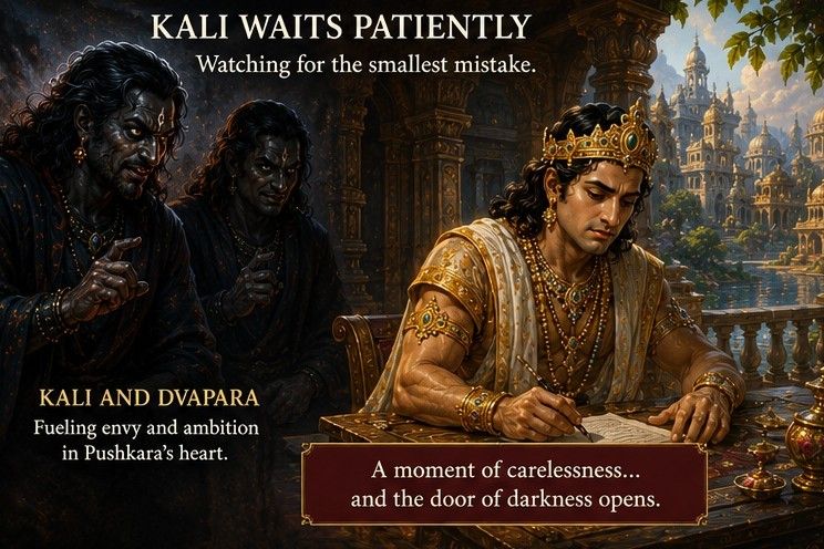 Kali Enters Nala’s Mind and the Fatal Game of Dice Begins
