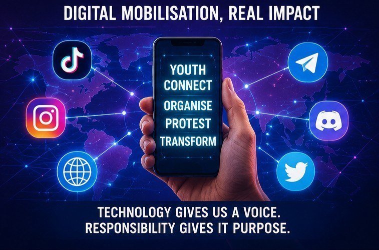 digital youth activism, street protests
