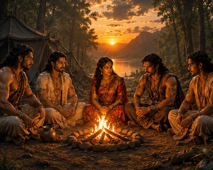 Pandavas in Exile